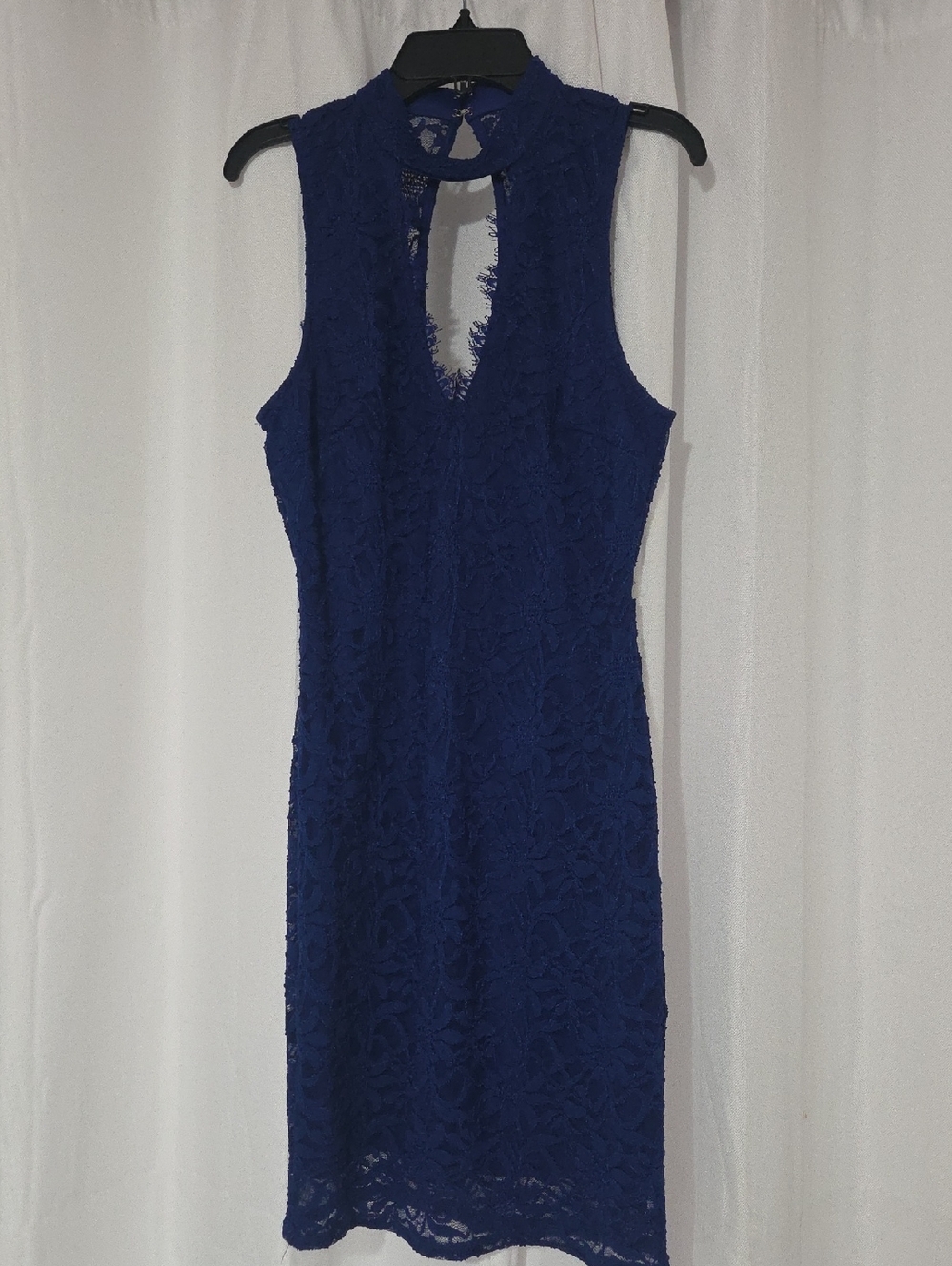 Womens Dress, Blue Lace Size 3/4